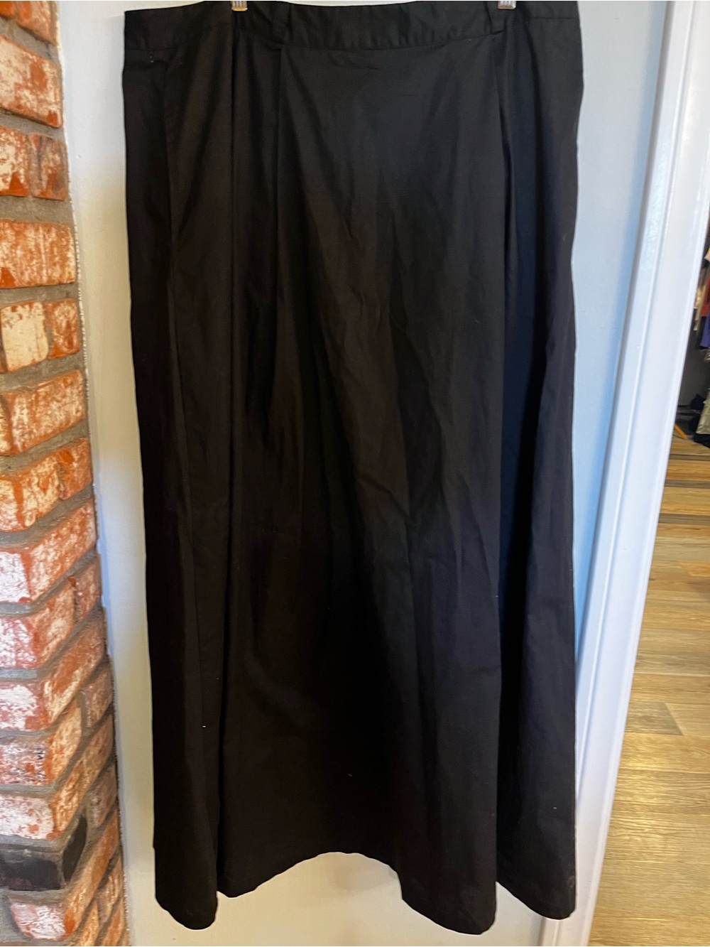 By Design NWOT Cotton Black Maxi Skirt - Picture 2 of 3